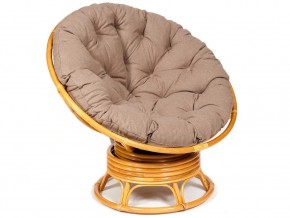 Кресло-качалка Papasan w 23/01 B с подушкой Honey, экошерсть Коричневый в Полевском - polevskoj.магазин96.com | фото