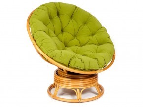 Кресло-качалка Papasan w 23/01 B с подушкой Honey, флок Олива в Полевском - polevskoj.магазин96.com | фото