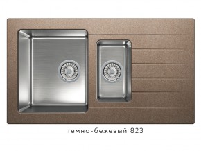 Мойка комбинированная Tolero twist TTS-890 Темно-бежевый 823 в Полевском - polevskoj.магазин96.com | фото