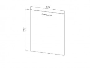 П 60 Комплект для посудомоечной машины 600 мм (цоколь + фасад) ЛДСП в Полевском - polevskoj.магазин96.com | фото