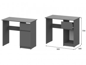 Стол письменный 900 Денвер Графит серый в Полевском - polevskoj.магазин96.com | фото